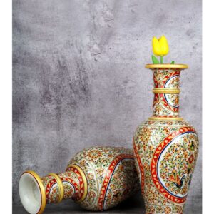 Handcrafted Marble Flower Vase