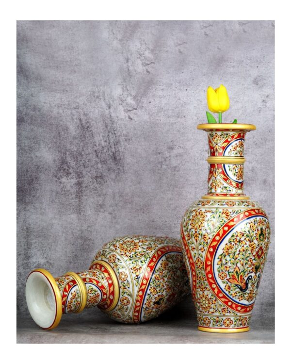 Handcrafted Marble Flower Vase