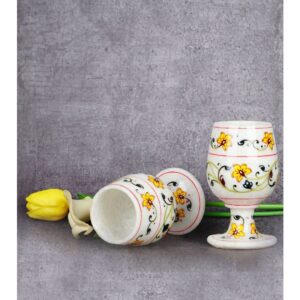 Marble Goblet- Set of 2