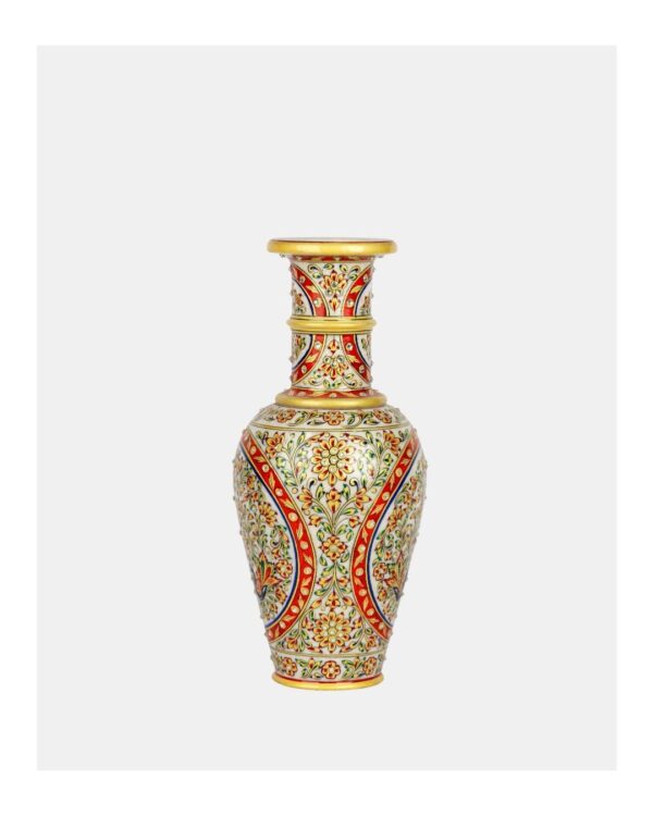Handcrafted Marble Flower Vase - Image 3