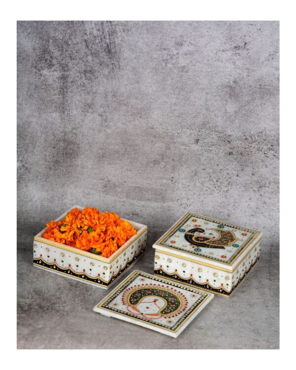 Handcrafted Marble Box - Image 2